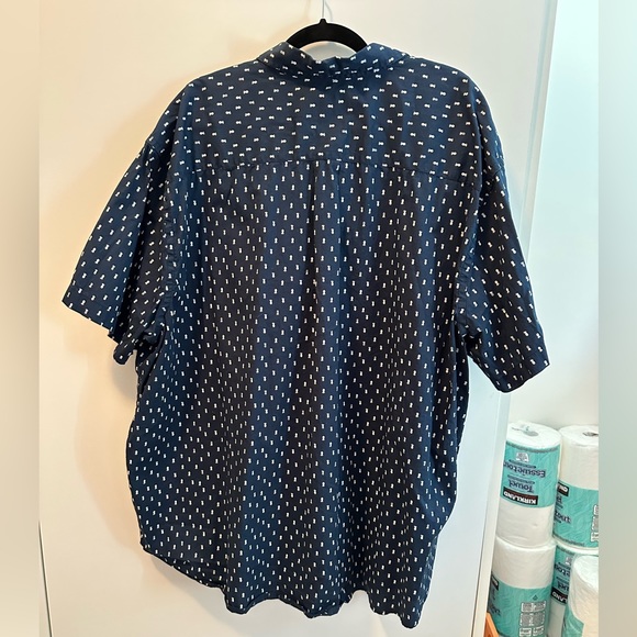 Blue pineapple button down - Picture 3 of 3